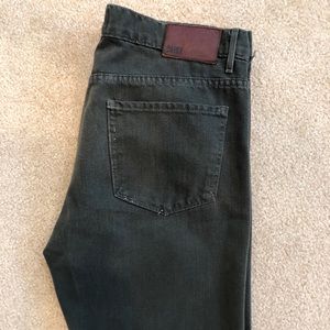 Paige federal army green jeans